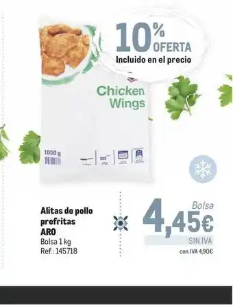 Makro ARO Alitas de pollo prefritas oferta