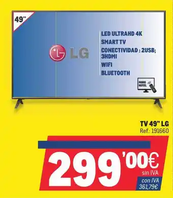 Makro TV 49" LG oferta