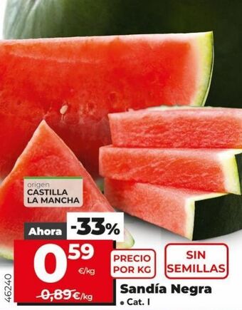 Maxi Dia Sandía negra oferta