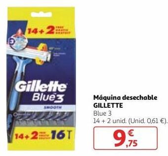 Alcampo Maquinilla desechable gillette oferta
