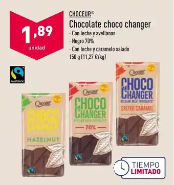 ALDI Choceur Chocolate choco changer 150g oferta