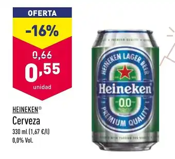 ALDI Heineken Cerveza 330ml oferta