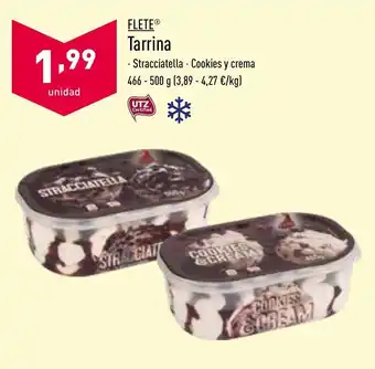 ALDI Flete Tarrina 466-500g oferta