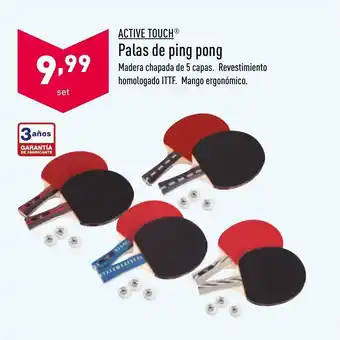 ALDI Active Pouch Palas de ping pong oferta