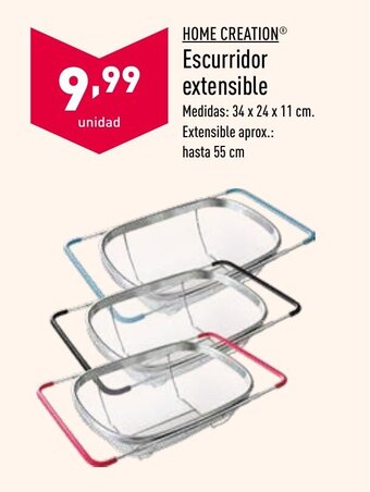 ALDI Home Creation Escurridor extensible oferta