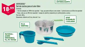 ALDI Adventuridge Set de cocina para el aire libre oferta