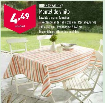 ALDI Home Creation Mantel de vinilo oferta