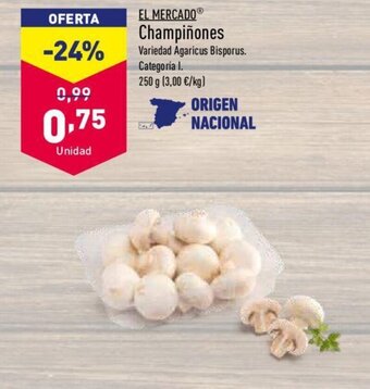 ALDI EL MERCADO champiñones oferta