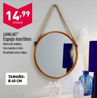 ALDI LIVING ART espejo maritimo oferta