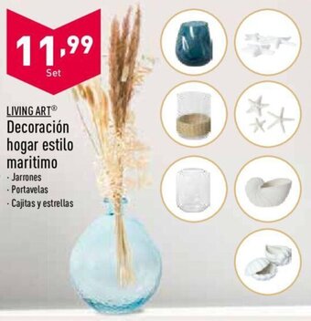 ALDI LIVING ART decoración hogar estilo maritimo oferta