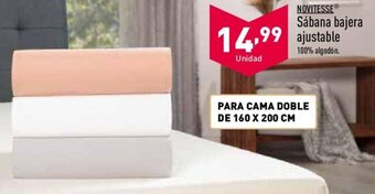 ALDI NOVITESSE sábana bajera ajustable oferta