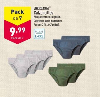 ALDI ENRICO MORI calzoncillos oferta
