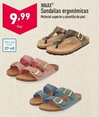 ALDI WALKX sandalias ergonómicas oferta