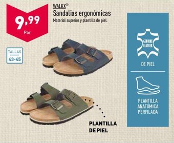 ALDI WALKX sandalias ergonómicas oferta