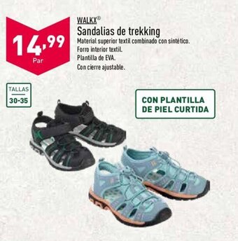 ALDI WALKX sandalias de trekking oferta