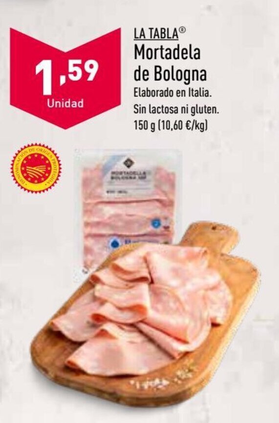 Mortadella Siciliana - La Tabla de Aldi - 250 g