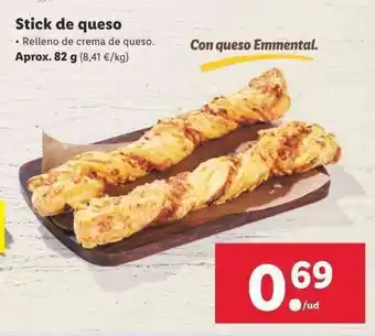 Lidl Stick de queso aprox. 82g oferta