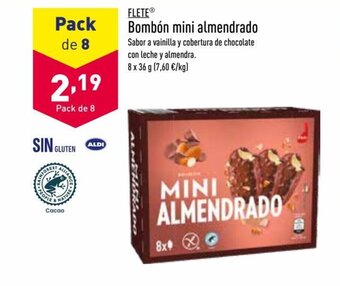 ALDI FLETE bombón mini almendrado oferta