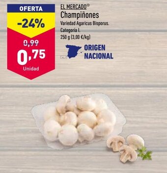 ALDI EL MERCADO champiñones oferta