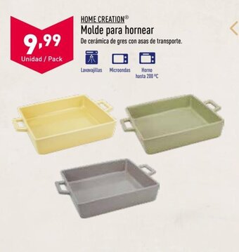 ALDI HOME CREATION molde para hornear oferta