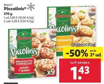 Lidl Buitoni Piccolinis 270g oferta