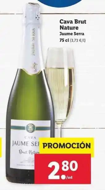 Lidl Jaume Serra Cava Brut Nature 75cl oferta