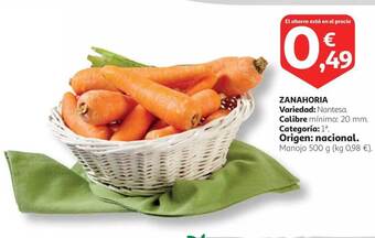 Alcampo Zanahoria oferta