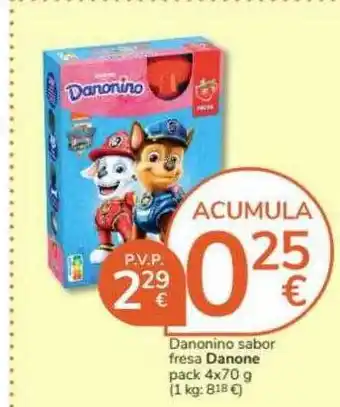 Consum Danonino sabor fresa danone oferta