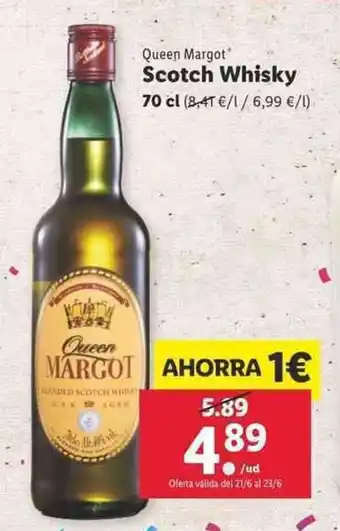 Lidl Queen Margot Scotch Whisky 70cl oferta