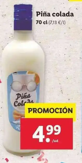 Lidl Piña colada 70cl oferta