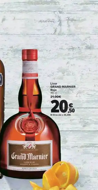 Carrefour Licor grand marnier rojo oferta