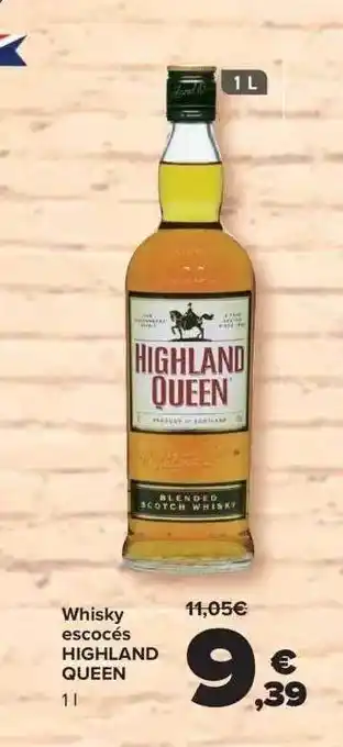 Carrefour Whisky escocés highland queen oferta