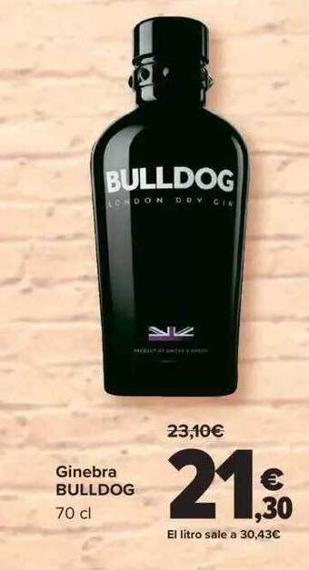 Carrefour Ginebra bulldog oferta