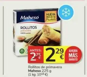 Consum Rollitos de primavera maheso oferta