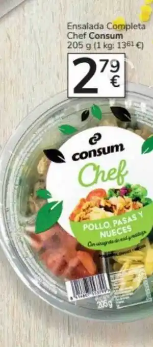 Consum Ensalada completa chef consum oferta