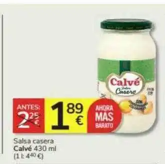 Consum Salsa casera clalvé oferta