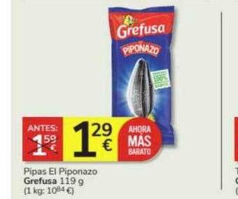 Consum Pipas el piponazo grefusa oferta