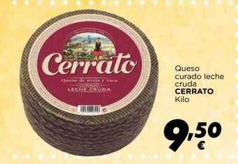 Supermercados Piedra Queso curado leche cruda cerrato kilo oferta