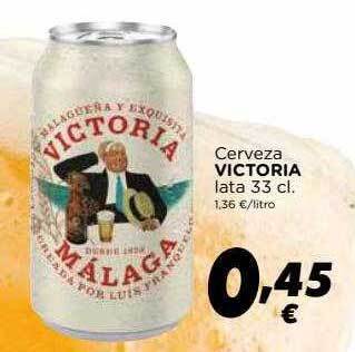Supermercados Piedra Cerveza victoria lata oferta
