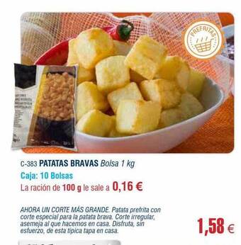 Abordo Patatas bravas oferta