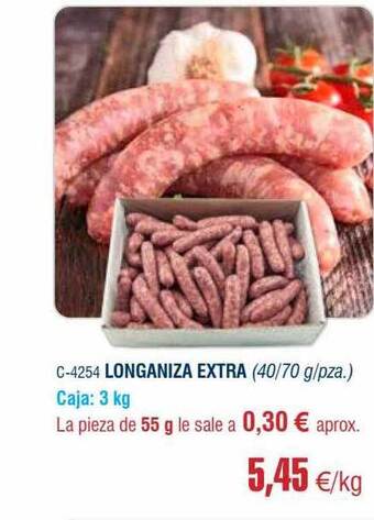 Abordo Longaniza extra oferta