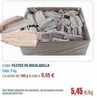 Abordo Filetes de bacaladilla oferta