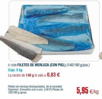 Abordo Filetes de merluza con piel oferta