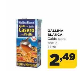 Alimerka Gallina blanca caldo para paella oferta
