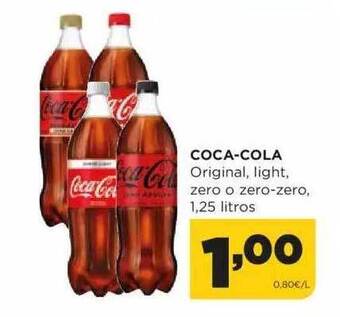 Alimerka Coca-cola original light zero o zero-zero oferta