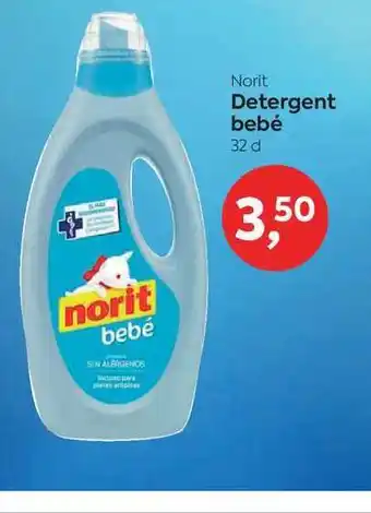 Suma Supermercados Norit Detergent bebé 32cl oferta