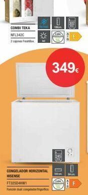 Milar Congelador horizontal hisense oferta