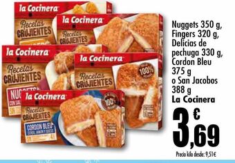 Unide Supermercados Nuggets fingers delicias de pechuga cordon bleu o san jacobos la cocinera oferta