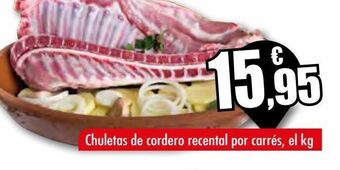 Unide Supermercados Chuletas de cordero recental por carrés oferta