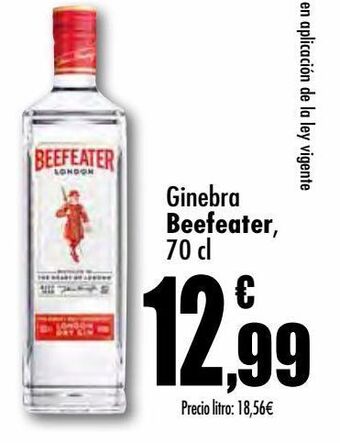 Unide Supermercados Ginebra beefeater oferta
